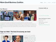 Tablet Screenshot of mainesmallbusiness.org
